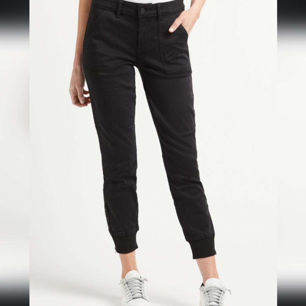 Level 99 Black Jogger Track Pants